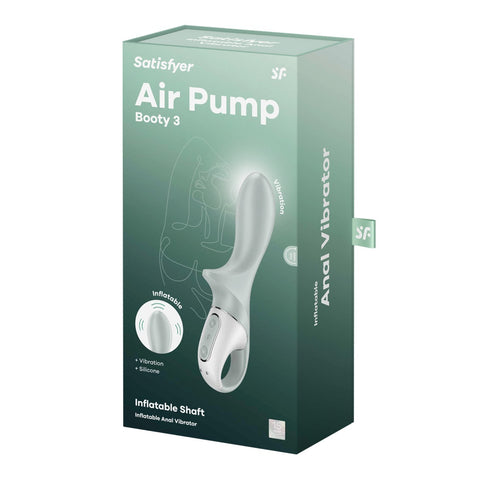 Satisfyer Air Pump Booty 3 – Inflatable Anal Trainer Pump with Increasing Diameter Default Title > Anal Range > Anal Probes