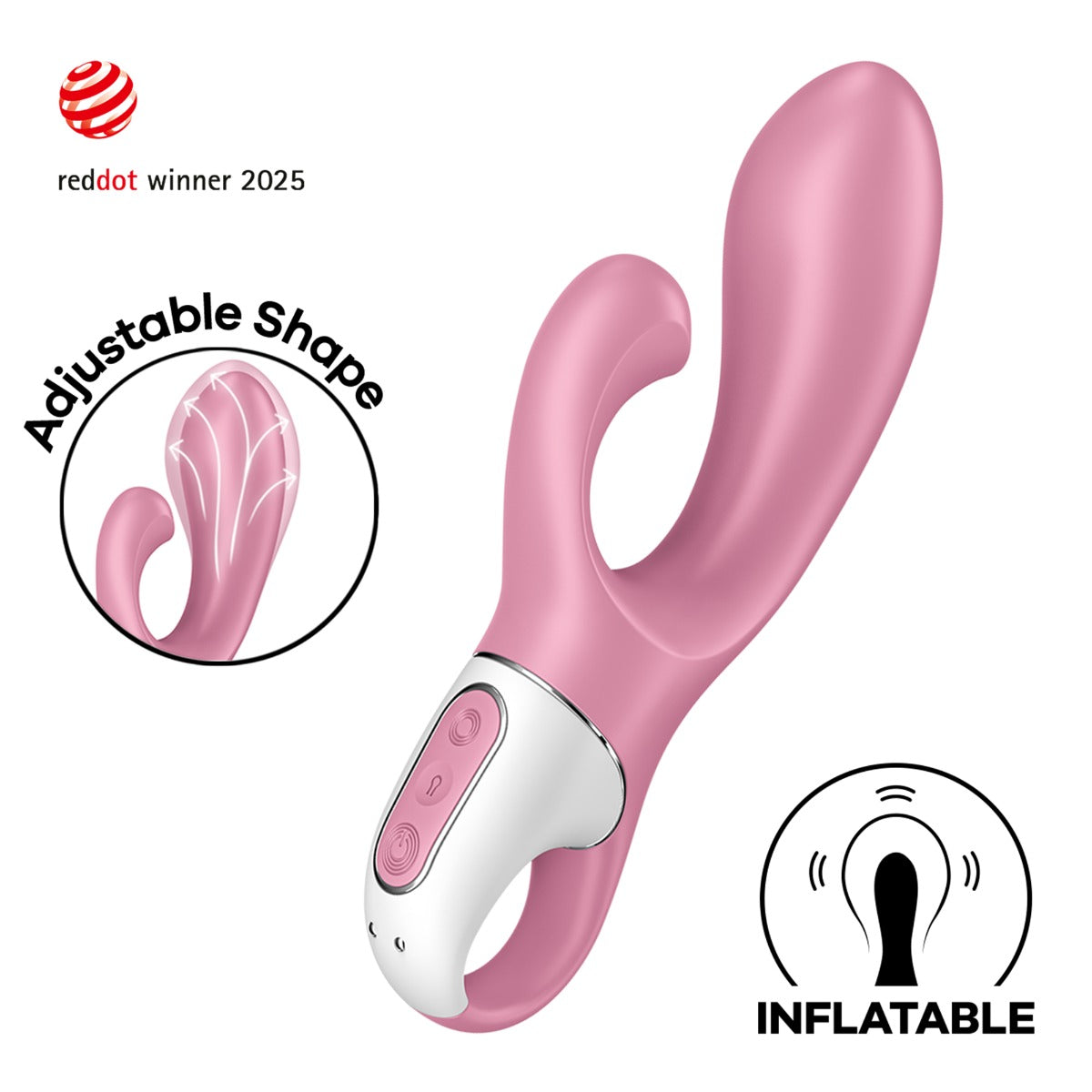 Satisfyer Air Pump Bunny 2 15mm Inflatable Vibrator > Vibrators > Ladies > Rabbit Multi