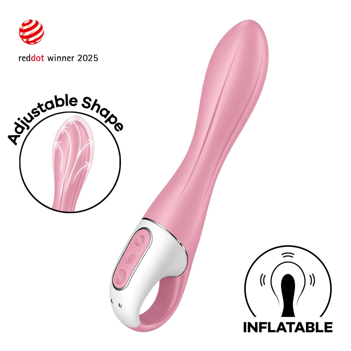 Satisfyer Air Pump Vibrator 2 – Inflatable Shaft Rechargeable Vibrator > Vibrators > Standard Vibrators