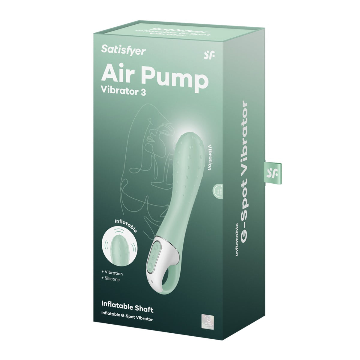 Satisfyer Air Pump Vibrator 3 – Inflatable G-Spot Vibrator with Looped Handle Default Title > Sex Toys For Ladies > G-Spot Vibrators