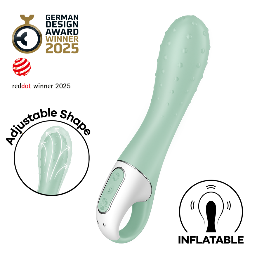 Satisfyer Air Pump Vibrator 3 – Inflatable G-Spot Vibrator with Looped Handle > Sex Toys For Ladies > G-Spot Vibrators