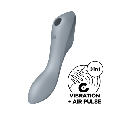 Satisfyer Curvy Trinity 3 Multifunctional Vibrator – G-Spot, Pressure Wave, Lay-On Functions > Sex Toys For Ladies > Air Pulsation