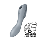 Satisfyer Curvy Trinity 3 Multifunctional Vibrator – G-Spot, Pressure Wave, Lay-On Functions > Sex Toys For Ladies > Air Pulsation