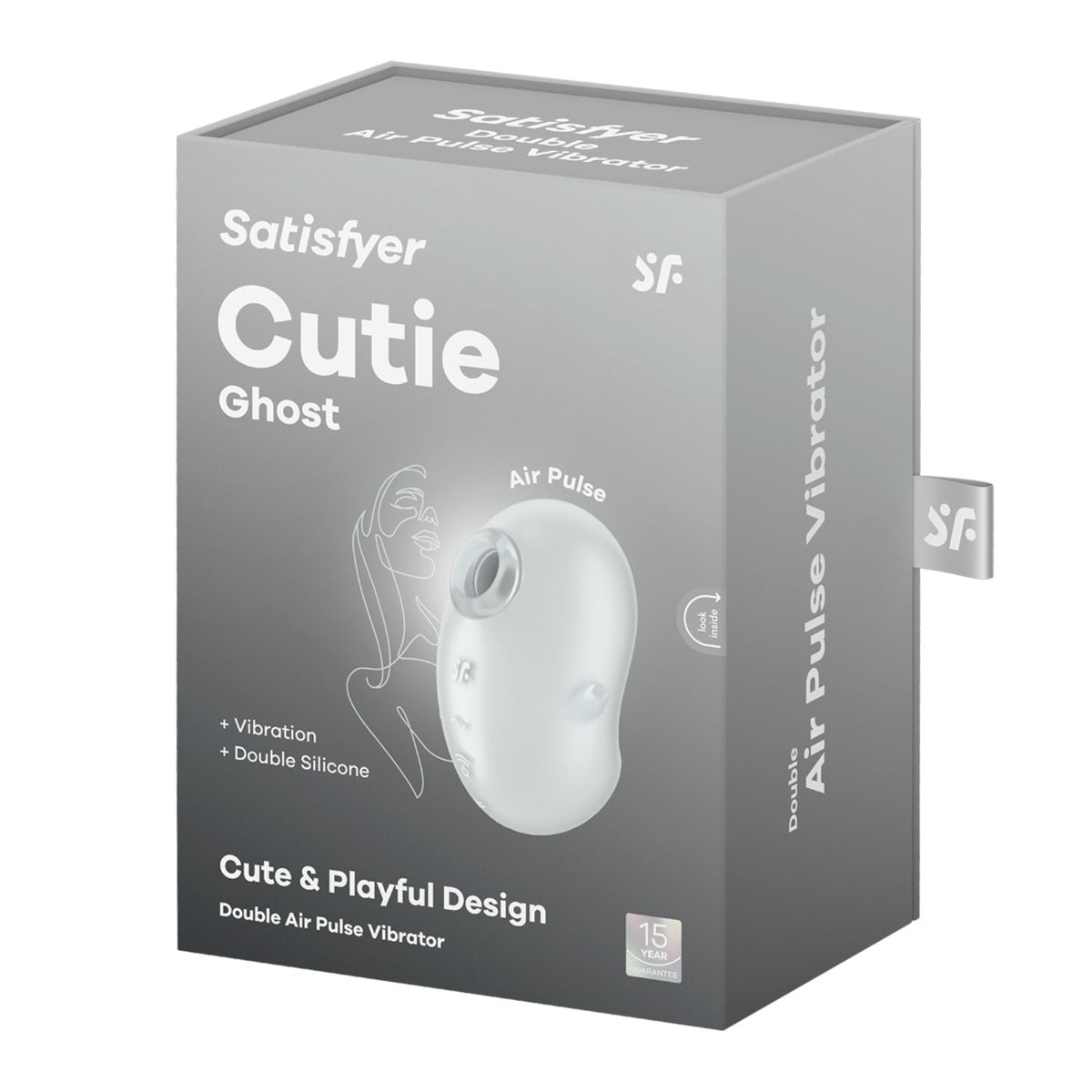 Satisfyer Cutie Ghost – Silicone Air Pulse Vibrator with Double Silicone Layer Default Title > Sex Toys For Ladies > Air Pulsation