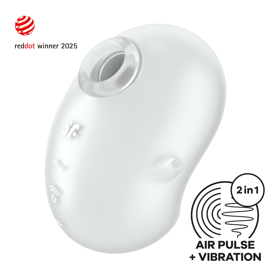 Satisfyer Cutie Ghost – Silicone Air Pulse Vibrator with Double Silicone Layer > Sex Toys For Ladies > Air Pulsation