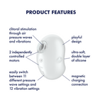 Satisfyer Cutie Ghost – Silicone Air Pulse Vibrator with Double Silicone Layer > Sex Toys For Ladies > Air Pulsation
