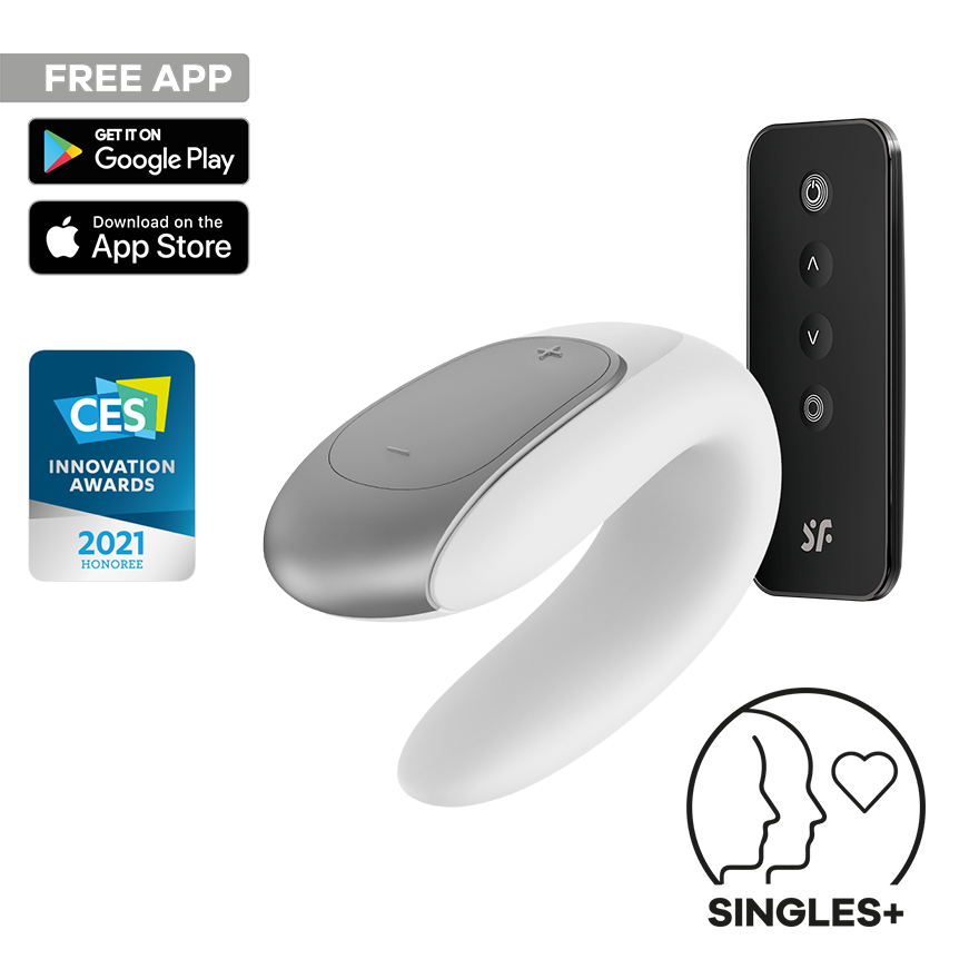 Satisfyer Double Fun – App Enabled U-Shape Couples Vibrator > Sex Toys > Couples Toys