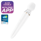 Satisfyer Double Wander Bluetooth App Remote-Controlled Couples Vibrator with Interchangeable Heads > Sex Toys > Massage Wands