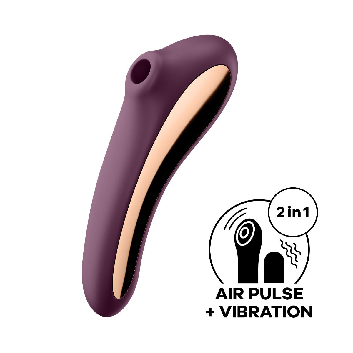Satisfyer Dual Kiss – Dual Stimulation Rechargeable Silicone Pleasure Device Secondary image