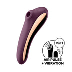 Satisfyer Dual Kiss – Dual Stimulation Rechargeable Silicone Pleasure Device > Sex Toys For Ladies > Air Pulsation