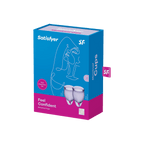 Satisfyer Feel Confident Menstrual Cup Set of Two Medical-Grade Silicone Menstrual Cups > Essentials > Menstrual Products