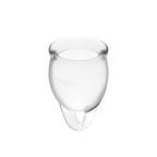 Satisfyer Feel Confident Menstrual Cup Kit – Medical Grade Silicone Two Sizes > Essentials > Menstrual Products
