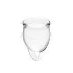Satisfyer Feel Confident Menstrual Cup Kit – Medical Grade Silicone Two Sizes > Essentials > Menstrual Products