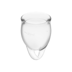 Satisfyer Feel Confident Menstrual Cup Kit – Medical Grade Silicone Two Sizes > Essentials > Menstrual Products