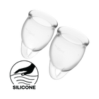 Satisfyer Feel Confident Menstrual Cup Kit – Medical Grade Silicone Two Sizes > Essentials > Menstrual Products