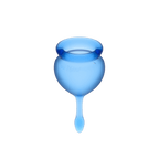Satisfyer Feel Good Menstrual Cup Set – Silicone, 15ml and 20ml Capacity Menstrual Cups > Essentials > Menstrual Products