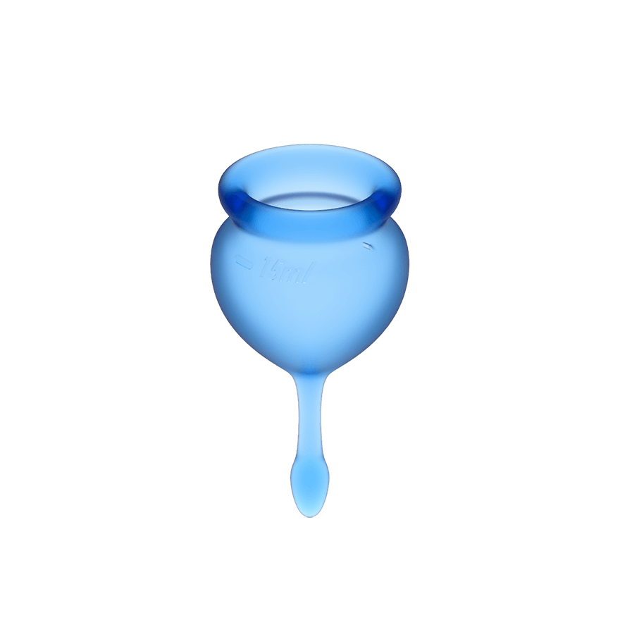Satisfyer Feel Good Menstrual Cup Set – Silicone, 15ml and 20ml Capacity Menstrual Cups > Essentials > Menstrual Products