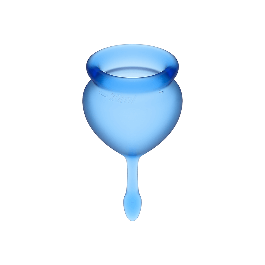 Satisfyer Feel Good Menstrual Cup Set – Silicone, 15ml and 20ml Capacity Menstrual Cups > Essentials > Menstrual Products