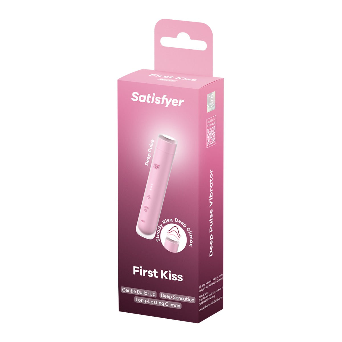 Satisfyer First Kiss Travel Size Clitoral Massager – Compact Rechargeable Clitoral Massager > Sex Toys For Ladies > Air Pulsation