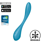Satisfyer G-Spot Flex 5+ Rechargeable Silicone Multivibrator with Flexible Neck Vibrator > Vibrators > G-Spot
