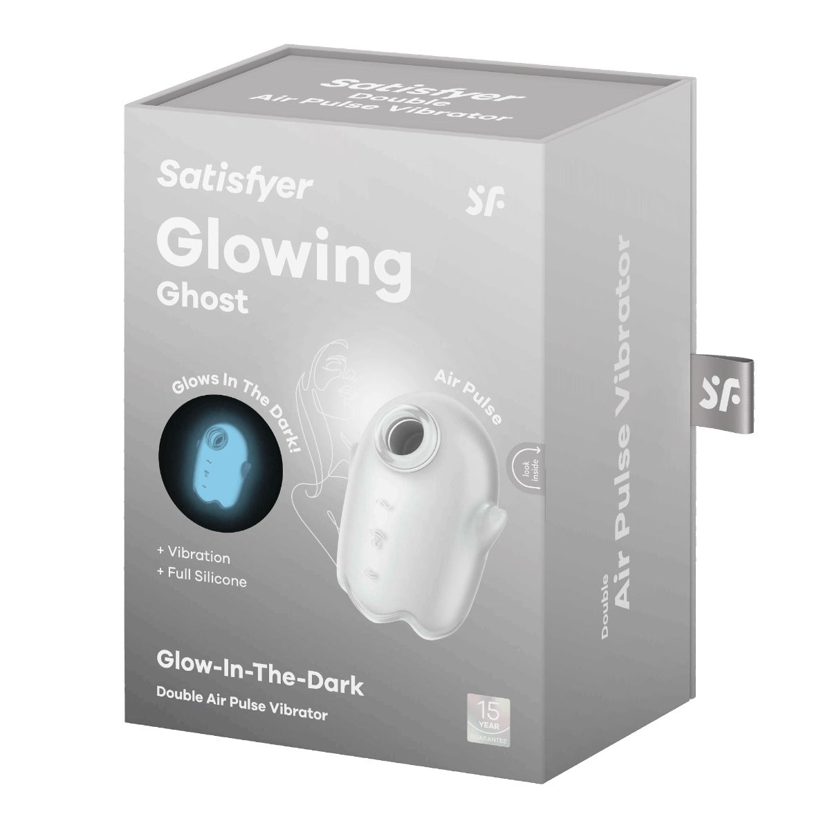 Satisfyer Glowing Ghost Rechargeable Silicone Pleasure Toy Vibrator Default Title > Sex Toys For Ladies > Air Pulsation