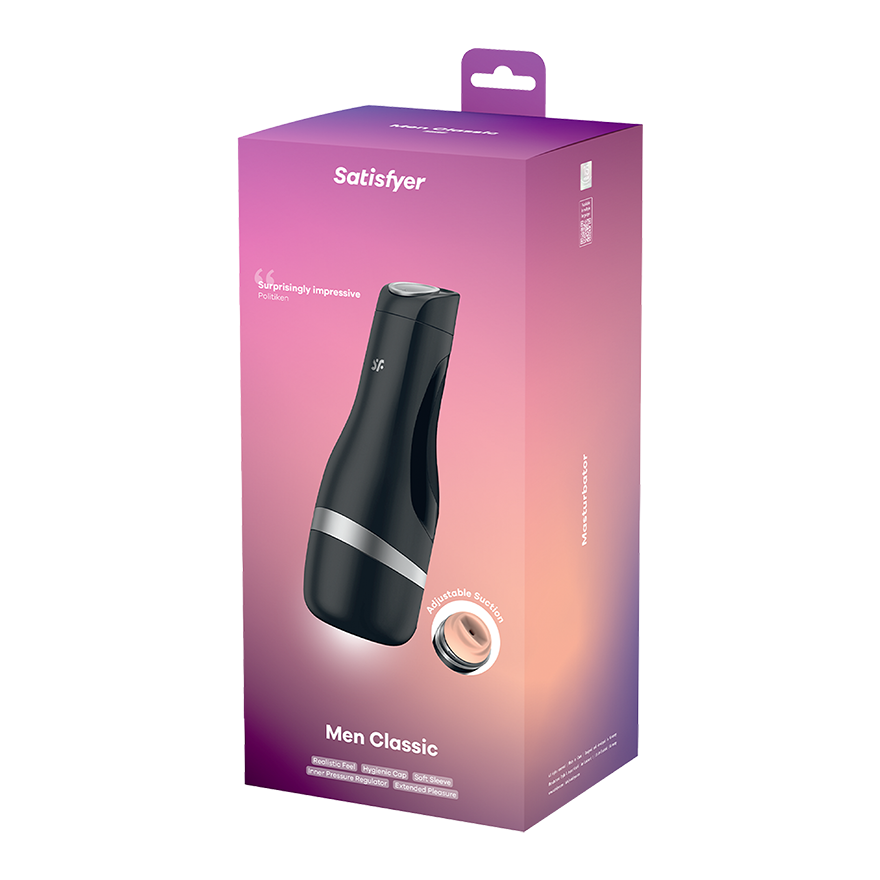 Satisfyer Men Classic – Premium Male Masturbator > Sex Toys For Men > Masturbators > Vibrating