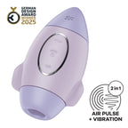 Satisfyer Mission Control Violet Travel Size Double Air Pulse Rechargeable Vibrator > Sex Toys For Ladies > Air Pulsation