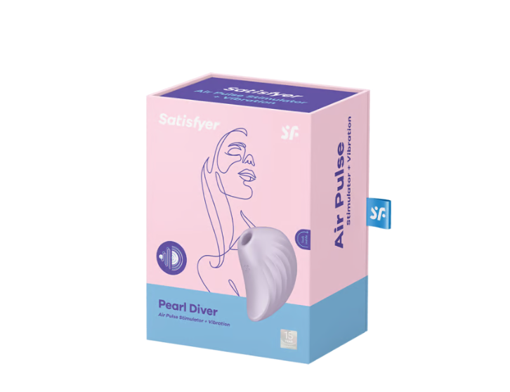 Satisfyer Pearl Diver – Air Pulse Technology Rechargeable Clitoral Vibrator > Sex Toys For Ladies > Air Pulsation