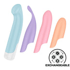 Satisfyer Playful Four 4-in-1 Rechargeable Toy with Interchangeable Sleeves Intimate Stimulator > Sex Toys > Couples Toys