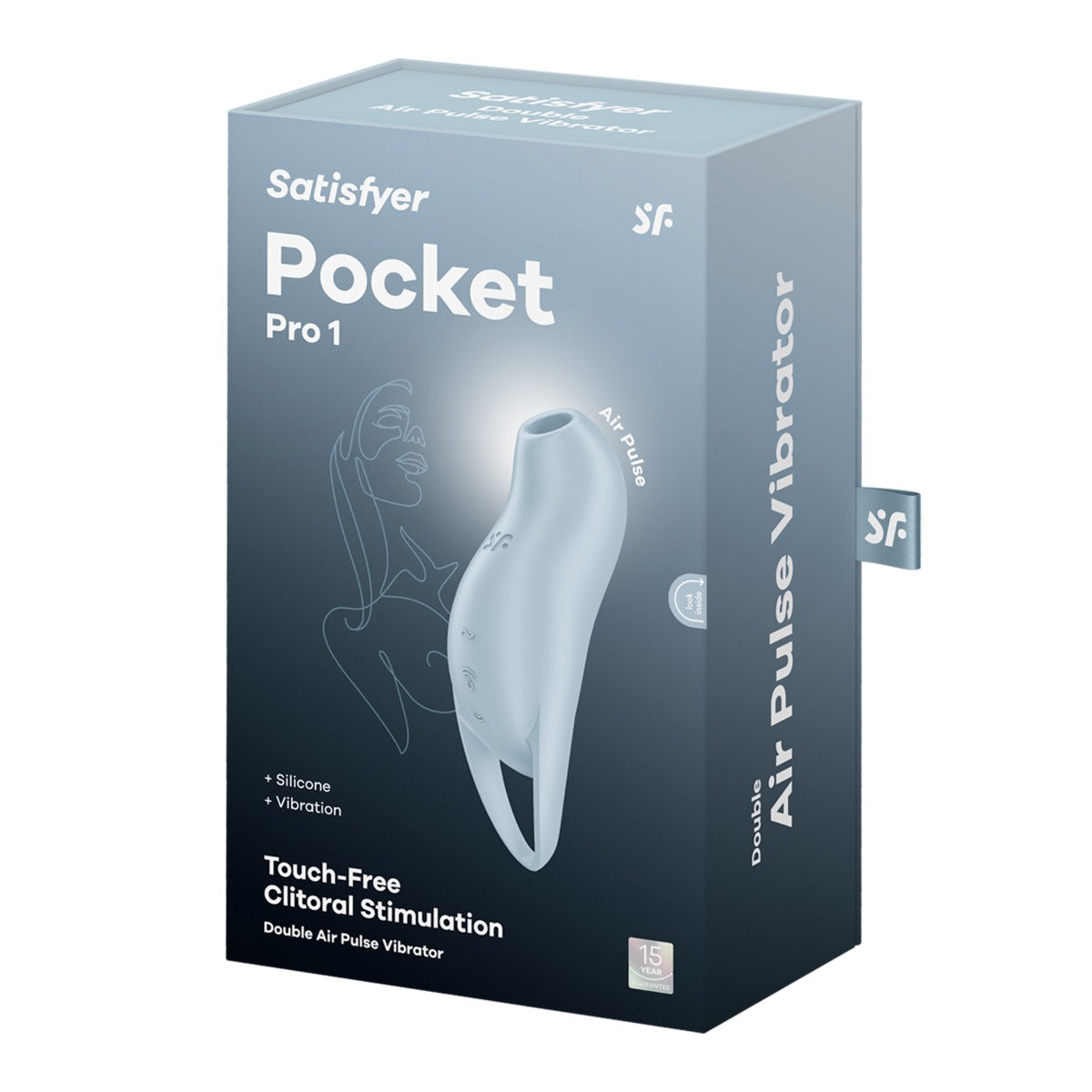 Satisfyer Pocket Pro 1 – Air Pulse and Vibration Rechargeable Vibrator Default Title > Sex Toys For Ladies > Air Pulsation