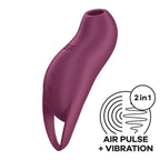 Pocket Pro 1 Air Pulse Vibrator Compact Size Silicone Rechargeable Vibrator > Sex Toys For Ladies > Air Pulsation
