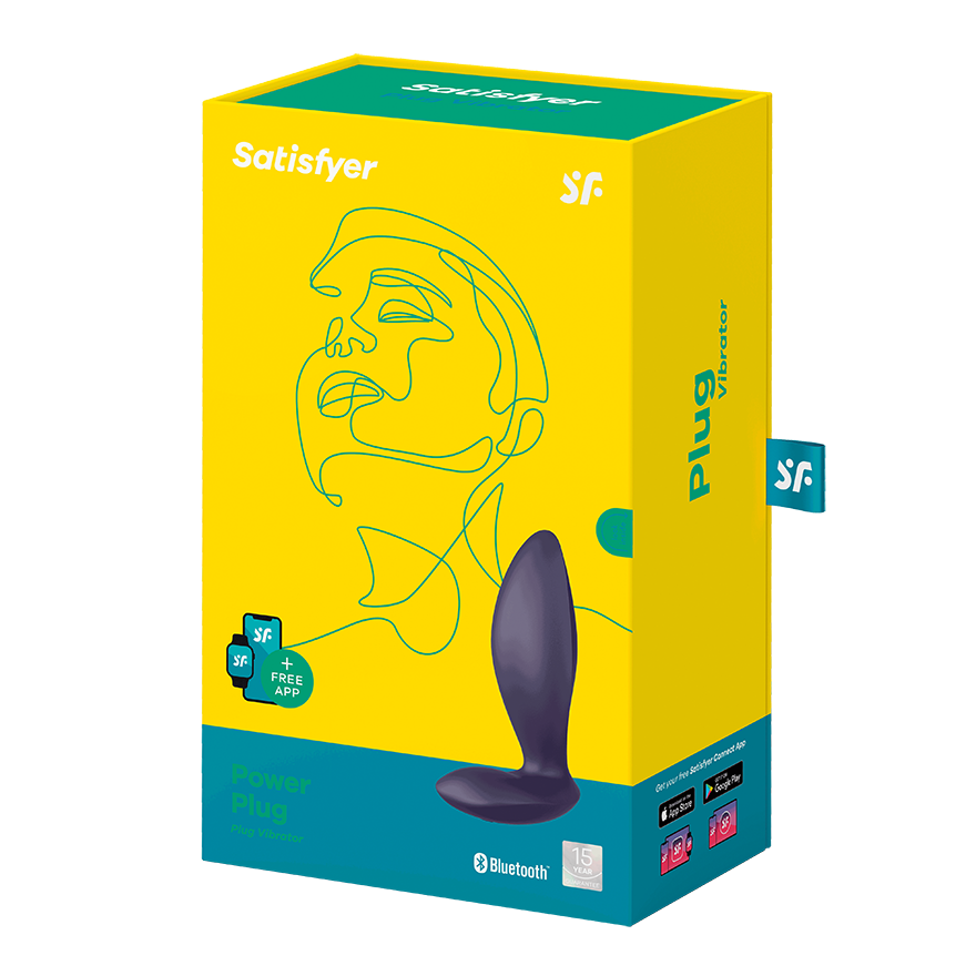 Satisfyer Power Plug – Rechargeable Silicone Anal Plug with Strong Vibrations > Anal Range > Vibrating Butt Plugs