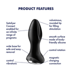 Satisfyer Rotator Plug 2+ – App-Controlled Rotating Vibrating Anal Plug with Dual Motors > Anal Range > Vibrating Butt Plugs