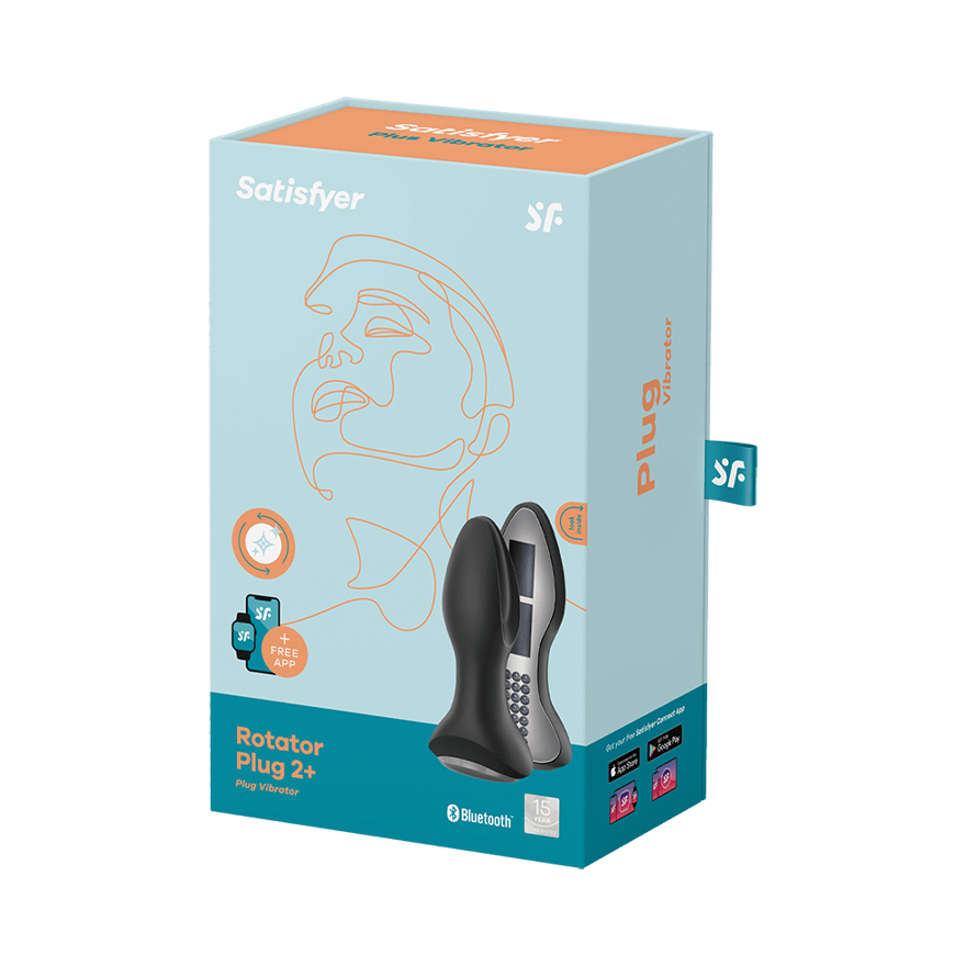 Satisfyer Rotator Plug 2+ – App-Controlled Rotating Vibrating Anal Plug with Dual Motors > Anal Range > Vibrating Butt Plugs