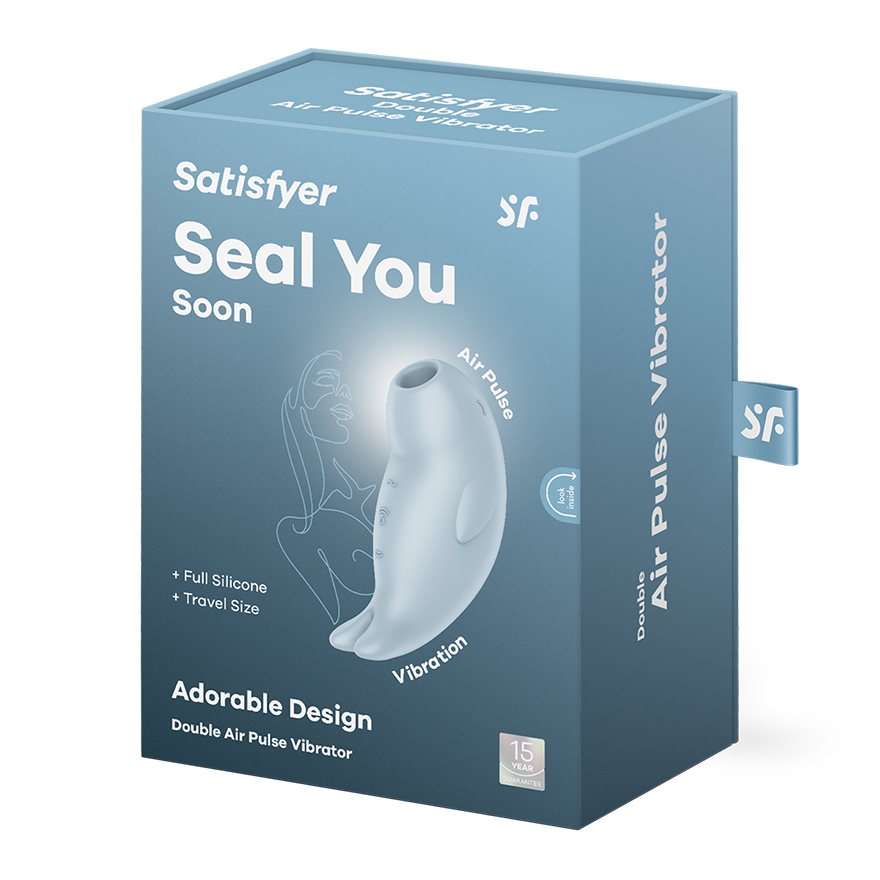 Satisfyer Seal You Soon – Silicone Double Air Pulse Small Vibrator > Sex Toys For Ladies > Air Pulsation