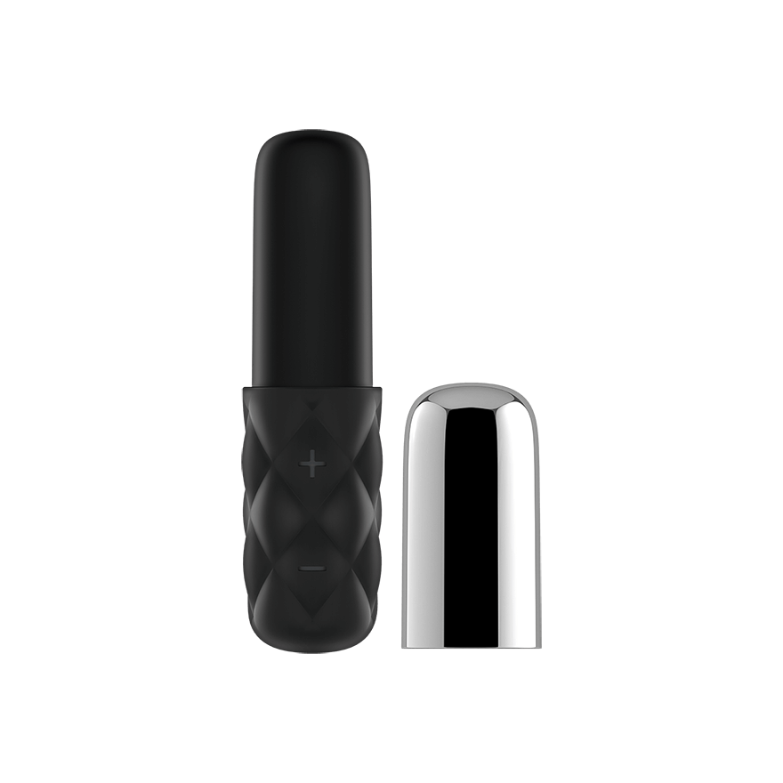Satisfyer Mini Sparkling Darling – Vibrating Tip Rechargeable Vibe with Removable Cap > Sex Toys For Ladies > Clitoral Vibrators and Stimulators