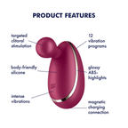 Satisfyer Spot On 1 – Silicone Coated ABS Body Clitoral Stimulator > Sex Toys For Ladies > Clitoral Vibrators and Stimulators