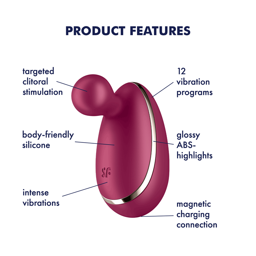 Satisfyer Spot On 1 – Silicone Coated ABS Body Clitoral Stimulator > Sex Toys For Ladies > Clitoral Vibrators and Stimulators