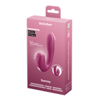 Satisfyer Sunray Berry Silicone Rabbit – Air Pulse Stimulator with Vibration and App Control > Vibrators > Ladies > Rabbit Multi