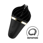 Satisfyer Sweet Treat Rotating Clitoral Vibrator Black