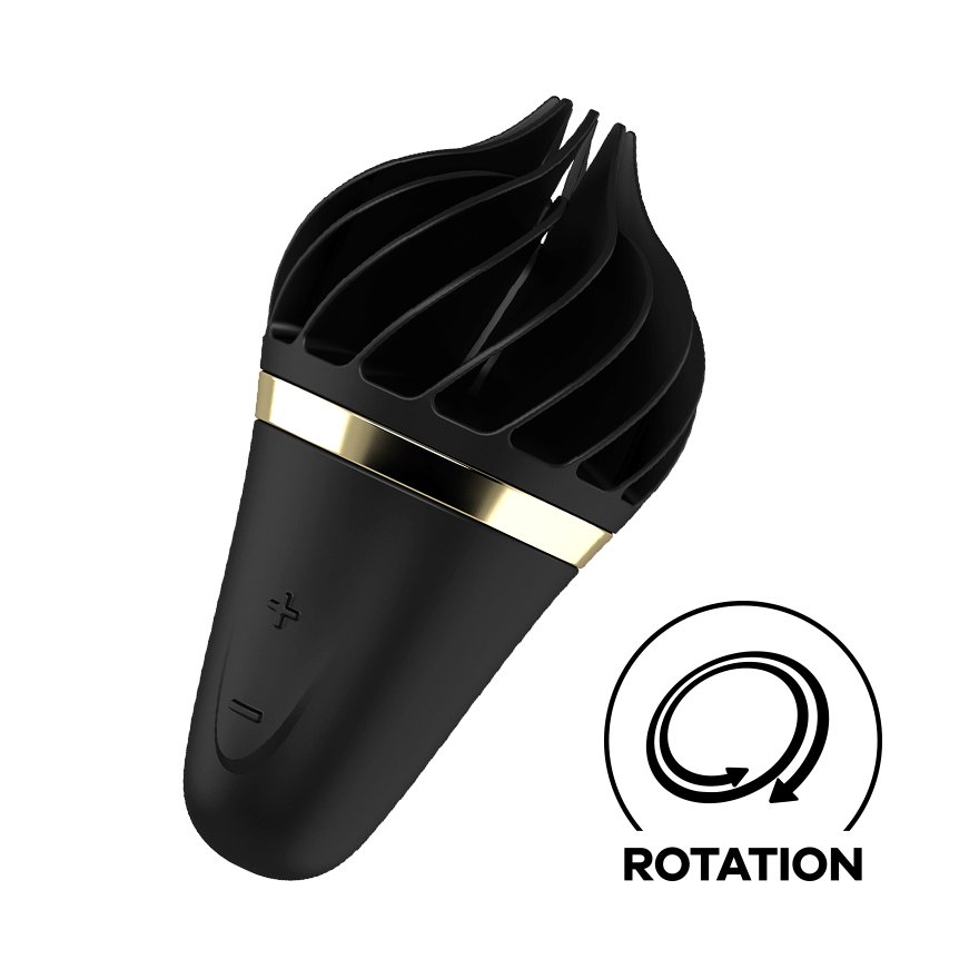 Satisfyer Sweet Treat Rotating Clitoral Vibrator Black
