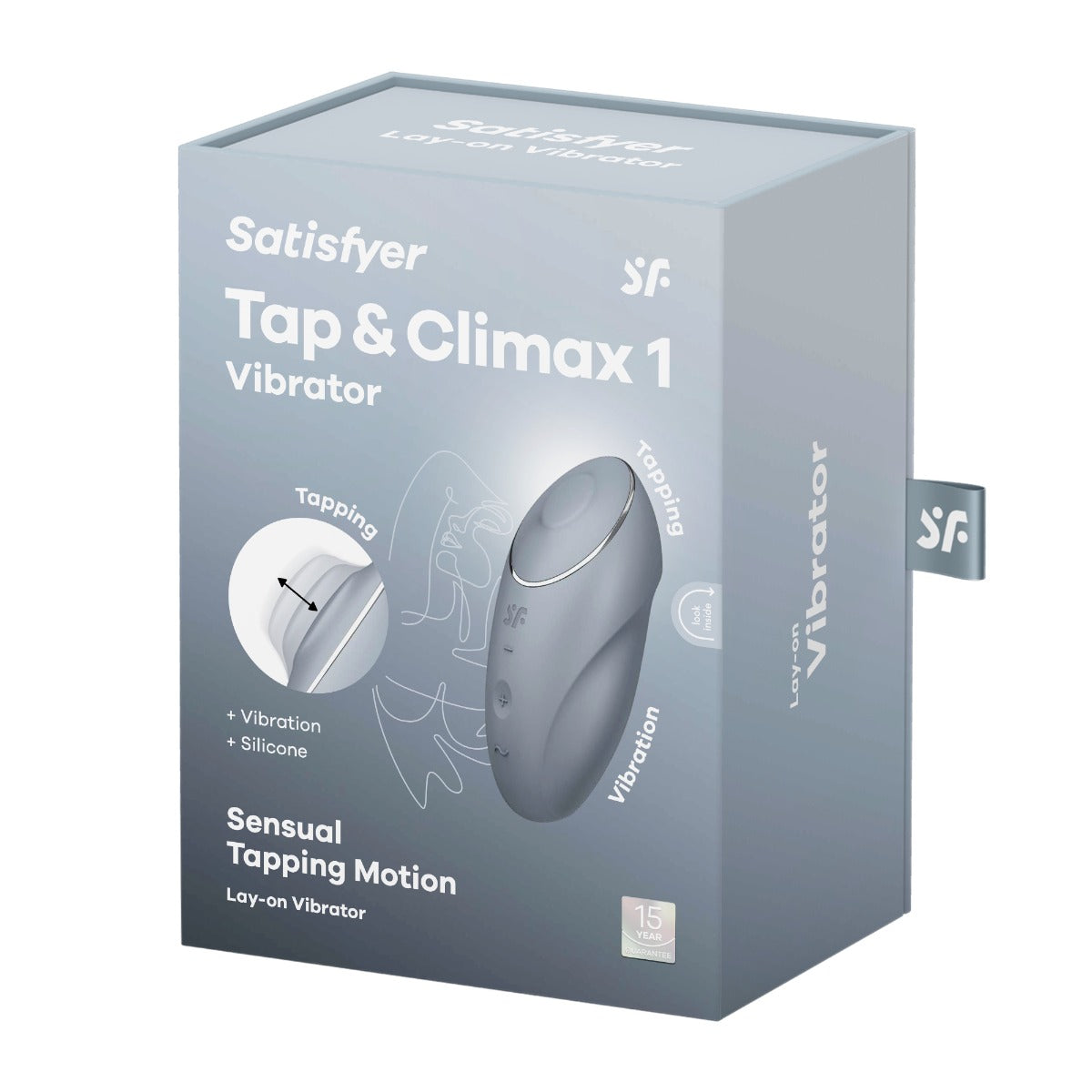 Satisfyer Tap and Climax 1 Lay-On Vibrator – Tapping and Vibration Features > Vibrators > Vibrating Pads