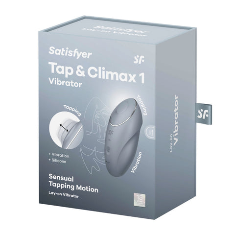 Satisfyer Tap and Climax 1 Lay-On Vibrator – Tapping and Vibration Features > Vibrators > Vibrating Pads