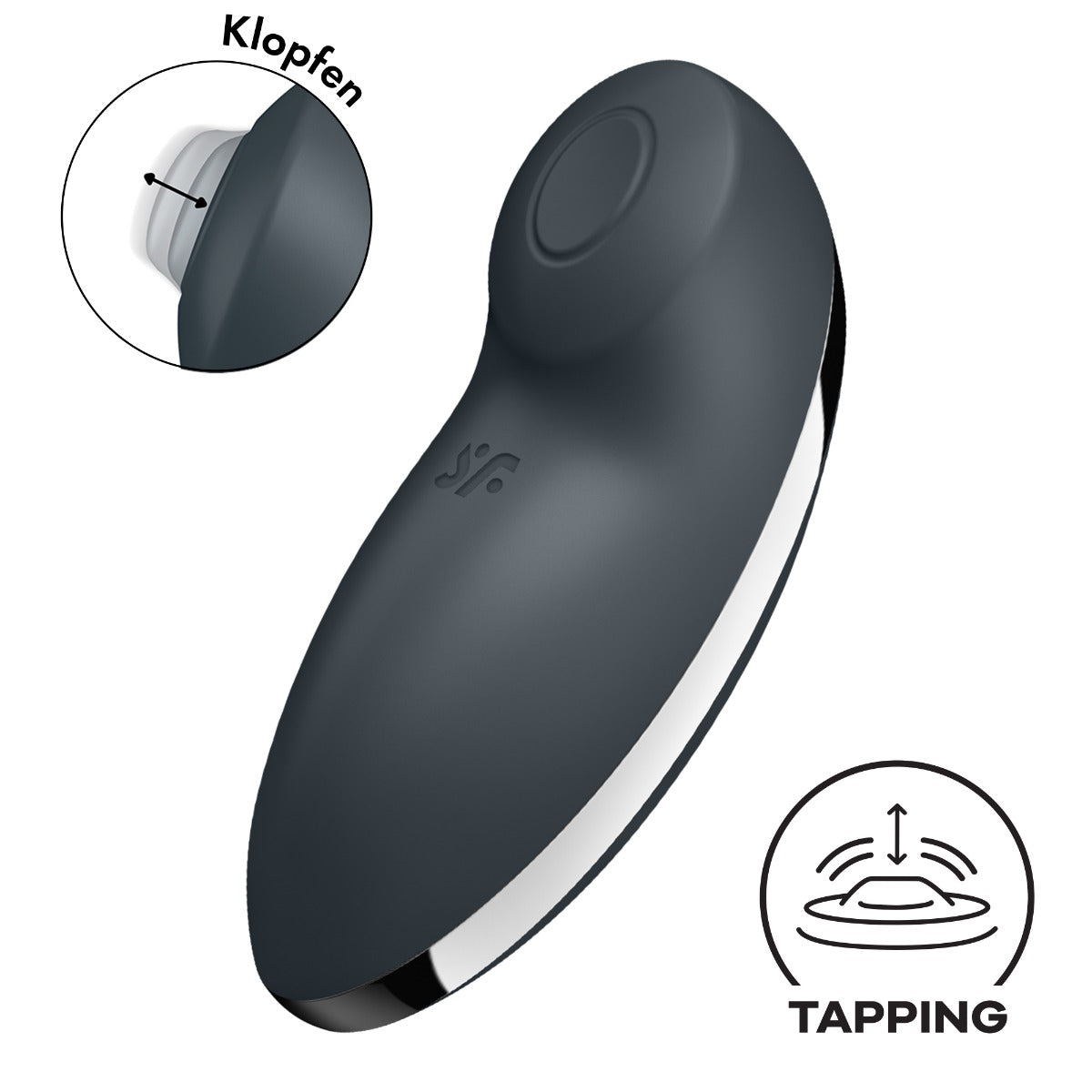 Satisfyer Tap & Climax 2 – Rechargeable Vibrator with Vibration and Tapping Functions > Sex Toys For Ladies > Clitoral Vibrators and Stimulators