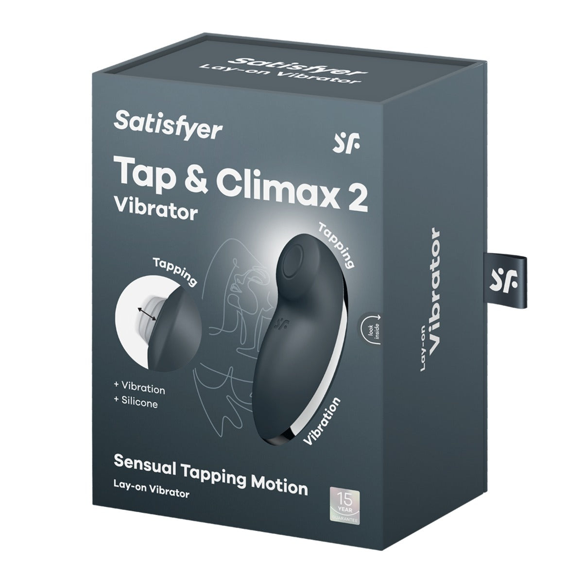 Satisfyer Tap & Climax 2 – Rechargeable Vibrator with Vibration and Tapping Functions Default Title > Sex Toys For Ladies > Clitoral Vibrators and Stimulators