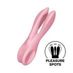 Satisfyer Threesome 1 Silicone Vibrator with Three Motors Targeted Stimulation > Sex Toys For Ladies > Clitoral Vibrators and Stimulators