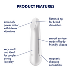 Satisfyer Ultra Power Bullet 3 – Silicone Mini Vibrator 9 Centimeters > Vibrators > Mini Vibrators