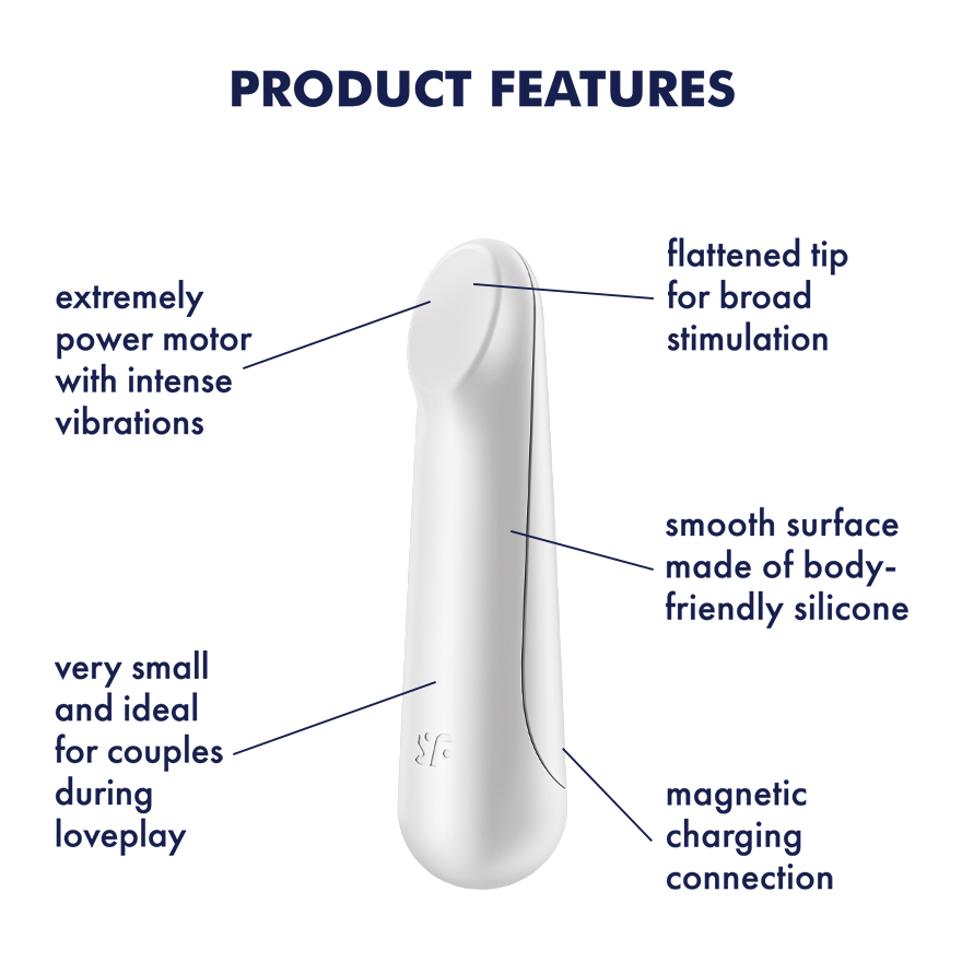 Satisfyer Ultra Power Bullet 3 – Silicone Mini Vibrator 9 Centimeters > Vibrators > Mini Vibrators