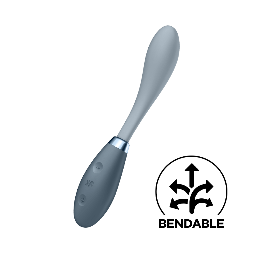 Satisfyer G-Spot Flex 3 Multi Vibrator – Flexible Silicone Shaft with 12 Vibration Modes > Sex Toys For Ladies > G-Spot Vibrators
