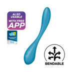 Satisfyer G-Spot Flex 5+ Rechargeable Silicone Multivibrator with Flexible Neck Vibrator > Vibrators > G-Spot